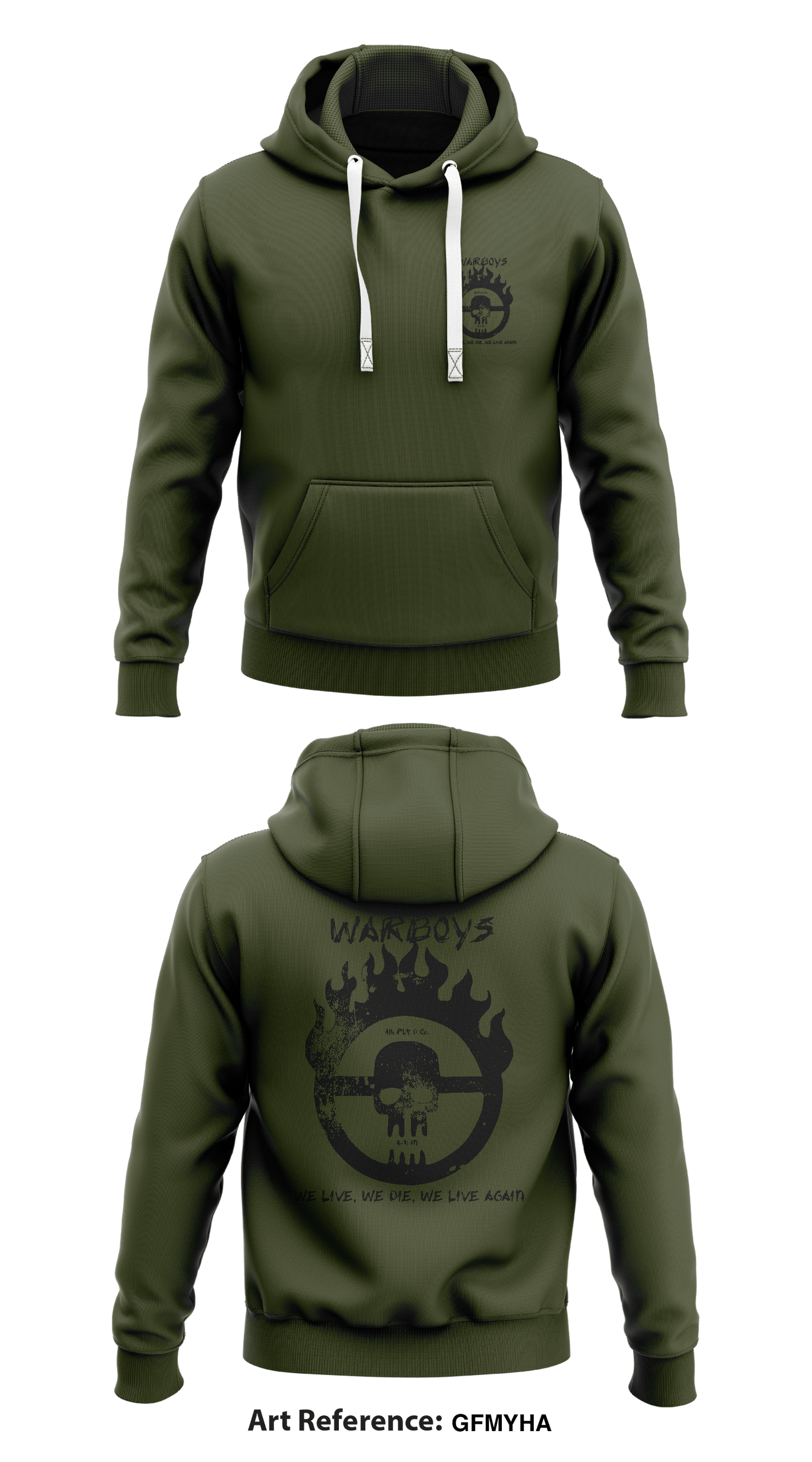 D 4-31 Warboys Store 1  Core Men's Hooded Performance Sweatshirt - gfMYha