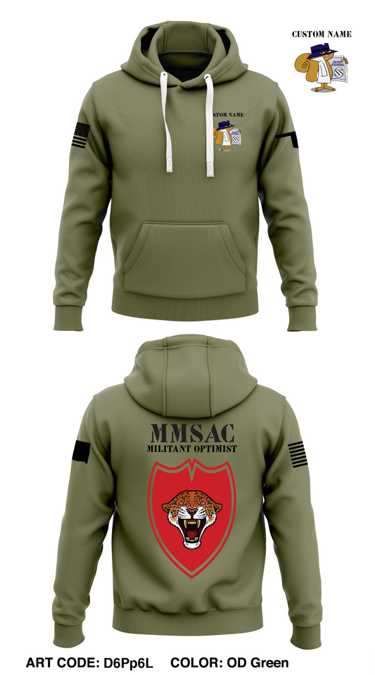 CUSTOM - MMSAC  Core Men's Hooded Performance Sweatshirt - D6Pp6L