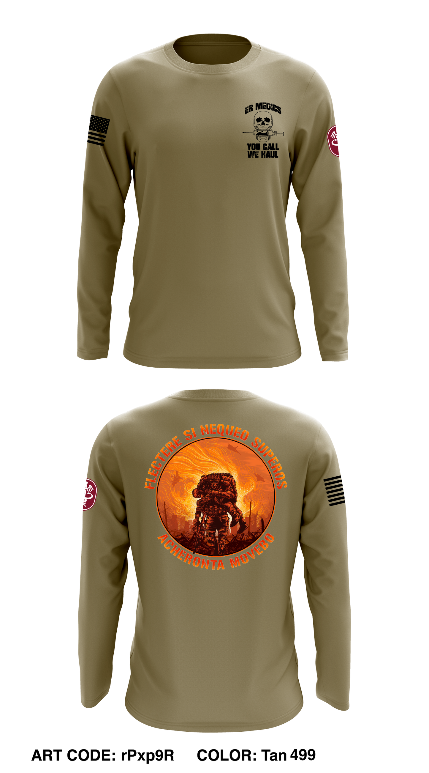DDEAMC Core Men's LS Performance Tee - rPxp9R