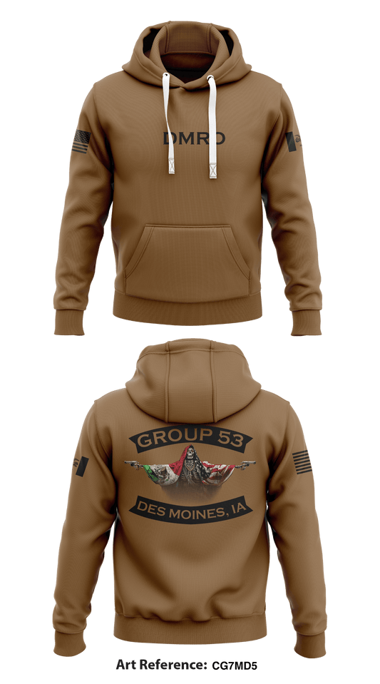 DEA1  Core Men's Hooded Performance Sweatshirt - Cg7mD5