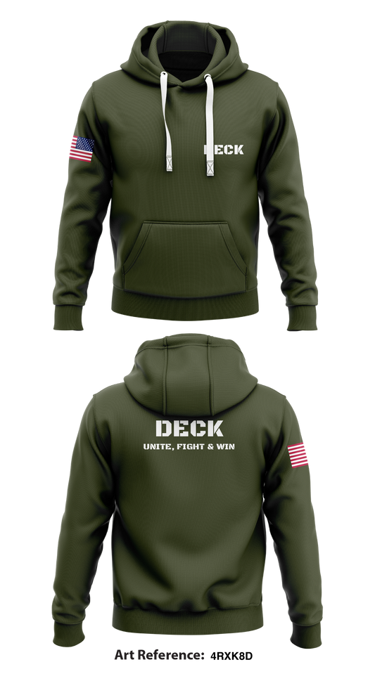 Deck Store 1  Core Men's Hooded Performance Sweatshirt - 4rxk8d