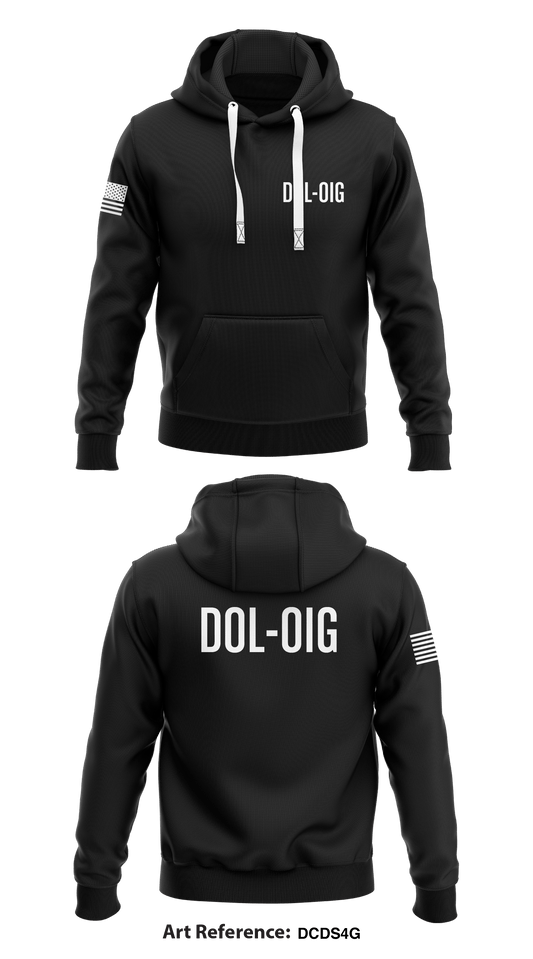 DOL-OIG Store 1  Core Men's Hooded Performance Sweatshirt - Dcds4g