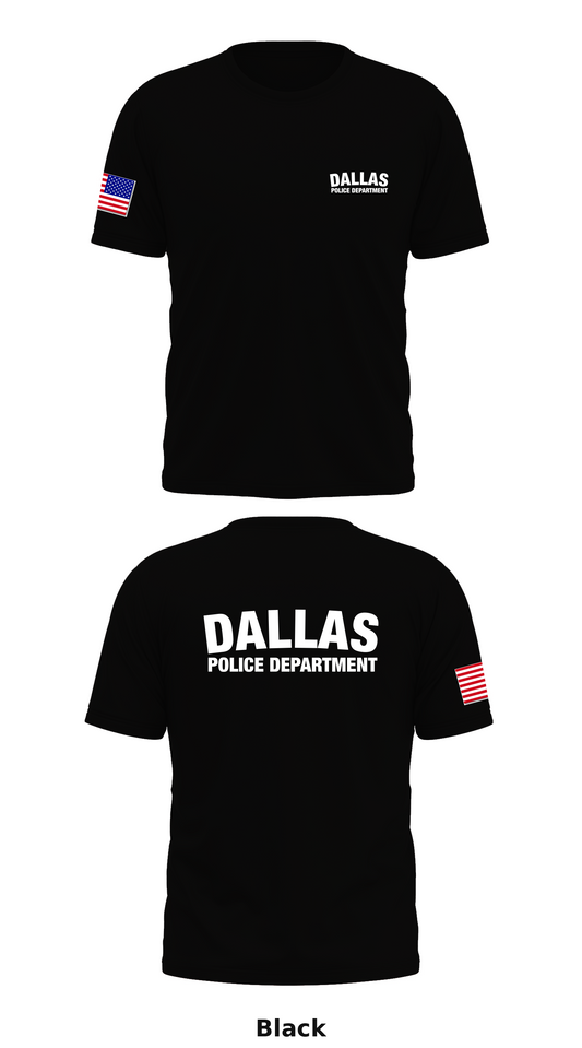 Dallas Police Department Store 1 Core Men's SS Performance Tee - 66954222799