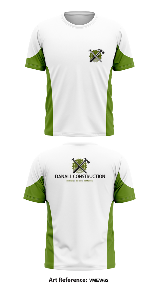 Danall Construction Store 1 Core Men's SS Performance Tee - 4DgfKR