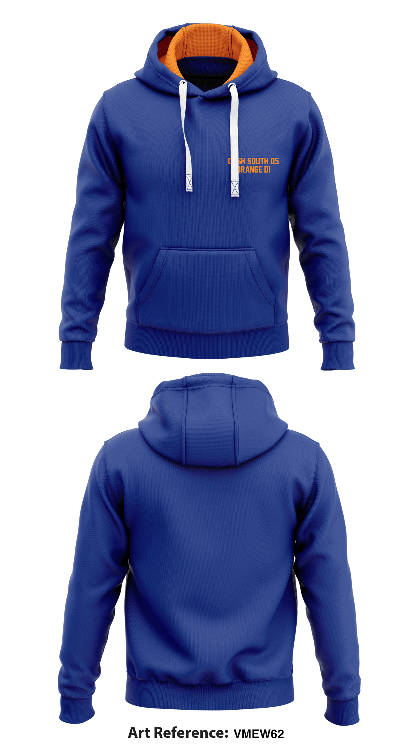 Dash South 5 Orange D1 Store 1  Core Men's Hooded Performance Sweatshirt - H73LT2