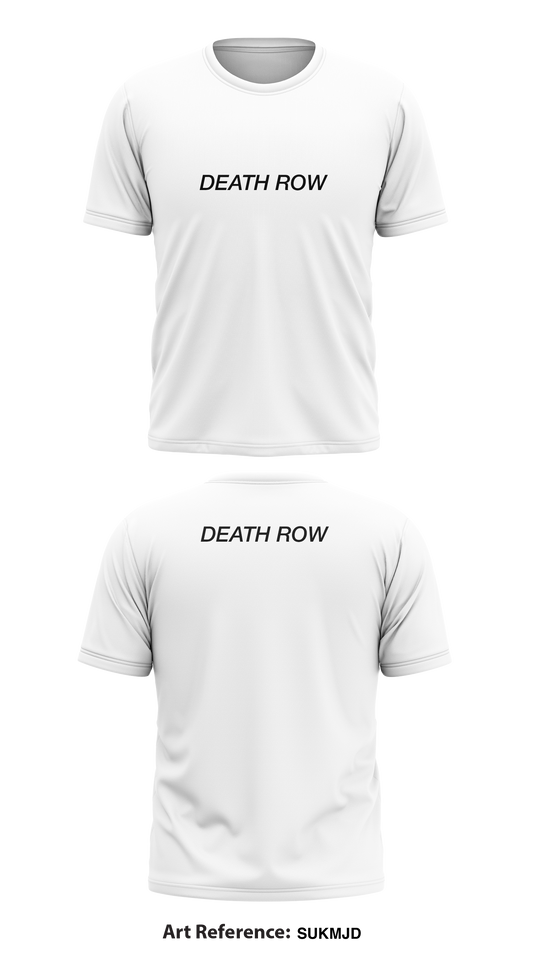 Death Row Store 1 Core Men's SS Performance Tee - sUKMJd