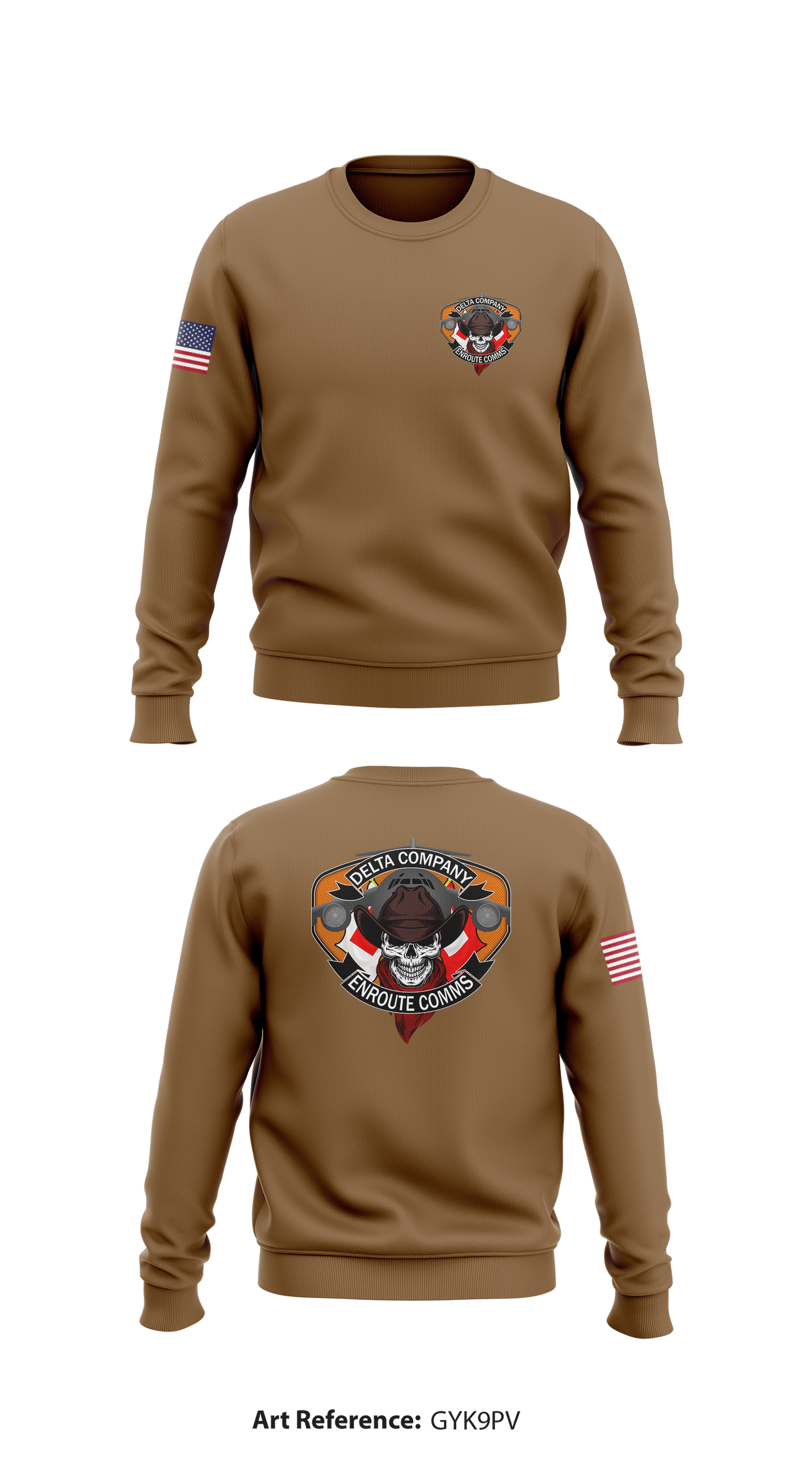 Delta Company 50th Store 1 Core Men's Crewneck Performance Sweatshirt - GyK9pv