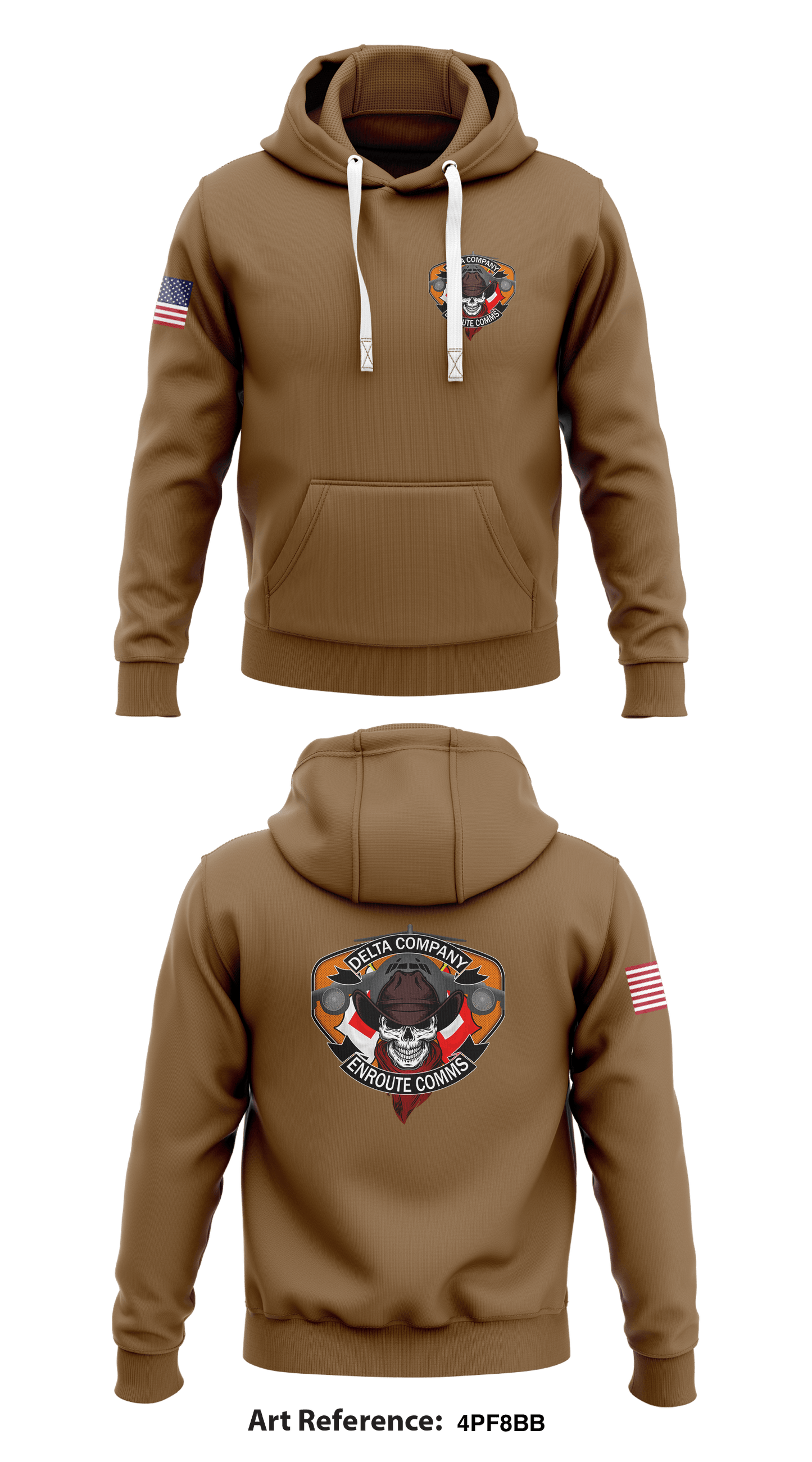 Delta Company 5th Store 1 Core Men's Hooded Performance Sweatshirt - 4PF8BB