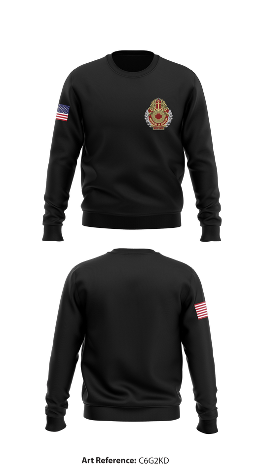 McDonald Army Health Center Store 1 Core Men's Crewneck Performance Sweatshirt - C6G2kD