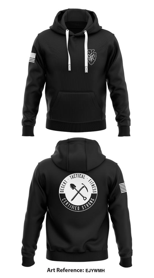 Desert Tactical Fitness Store 1  Core Men's Hooded Performance Sweatshirt - ejYWMh