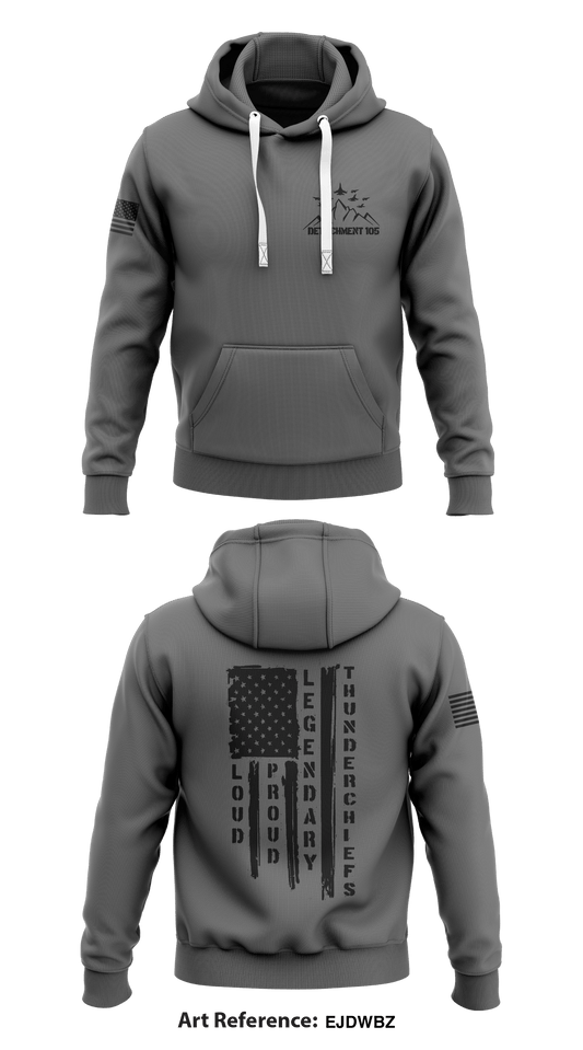 Detachment 15 Thunderchiefs Store 1  Core Men's Hooded Performance Sweatshirt - ejdwBZ
