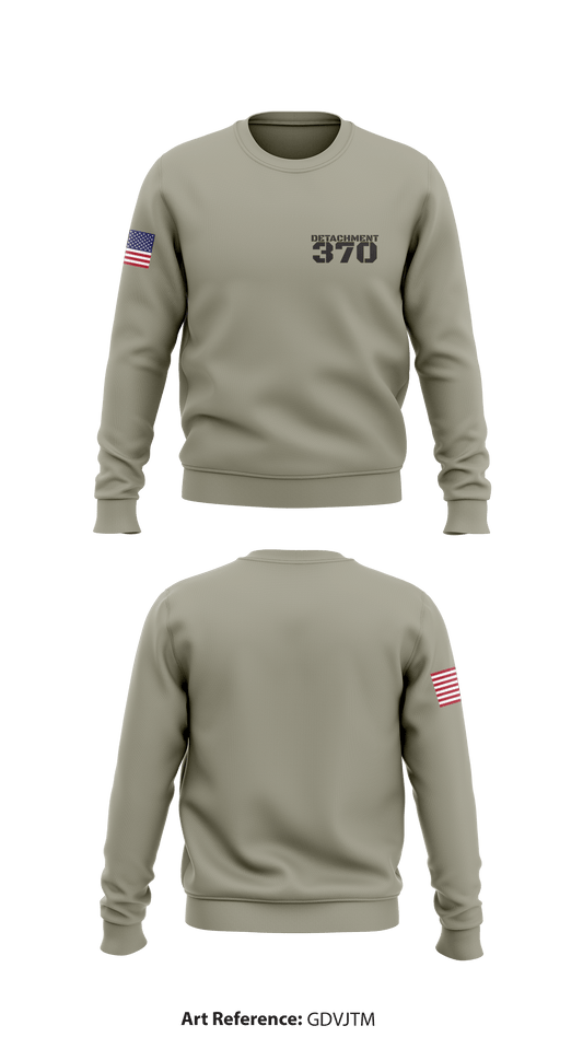 Detachment 370 Store 1 Core Men's Crewneck Performance Sweatshirt - GdvJTm