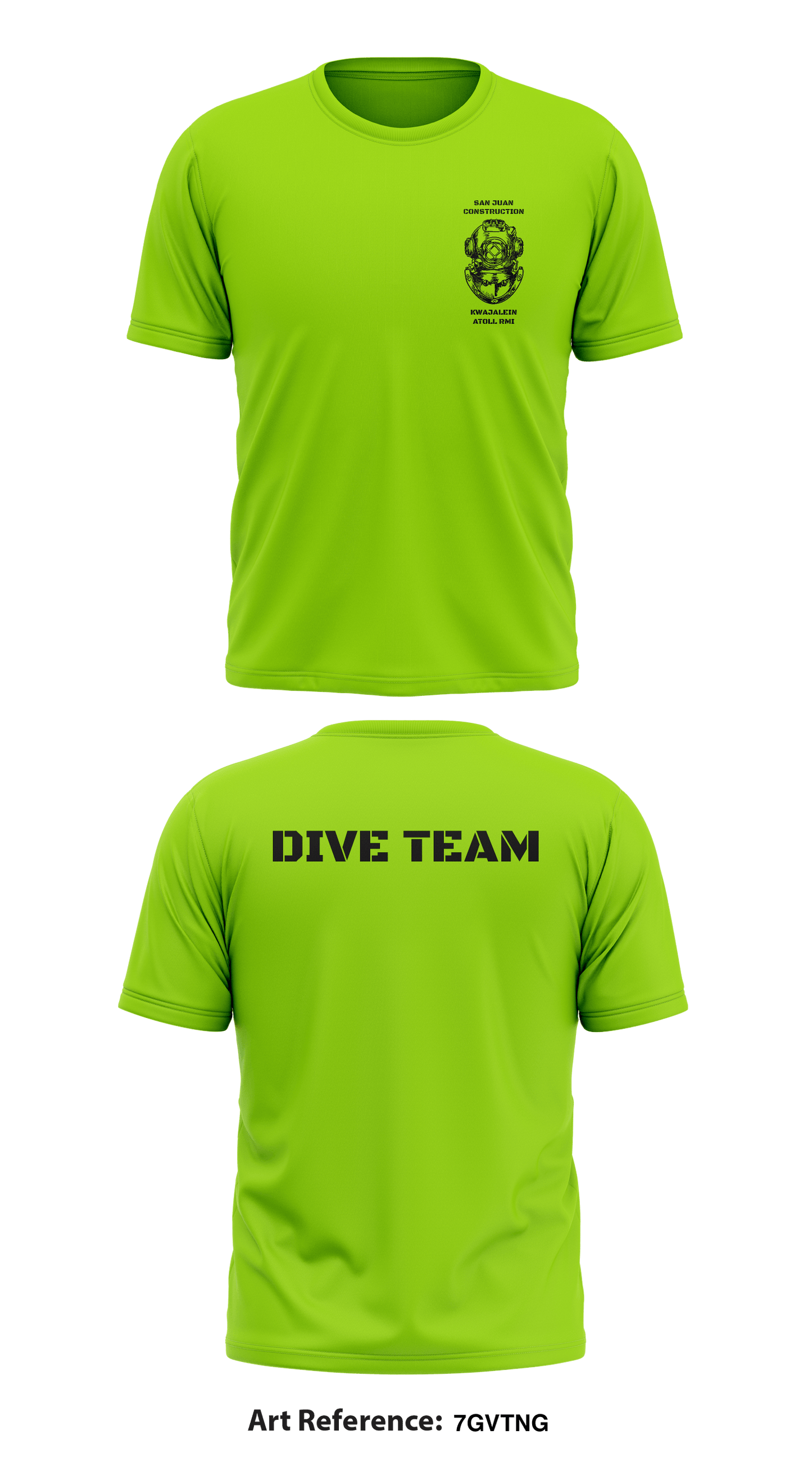 Dive Team Store 1 Core Men's SS Performance Tee - 7gvTNg