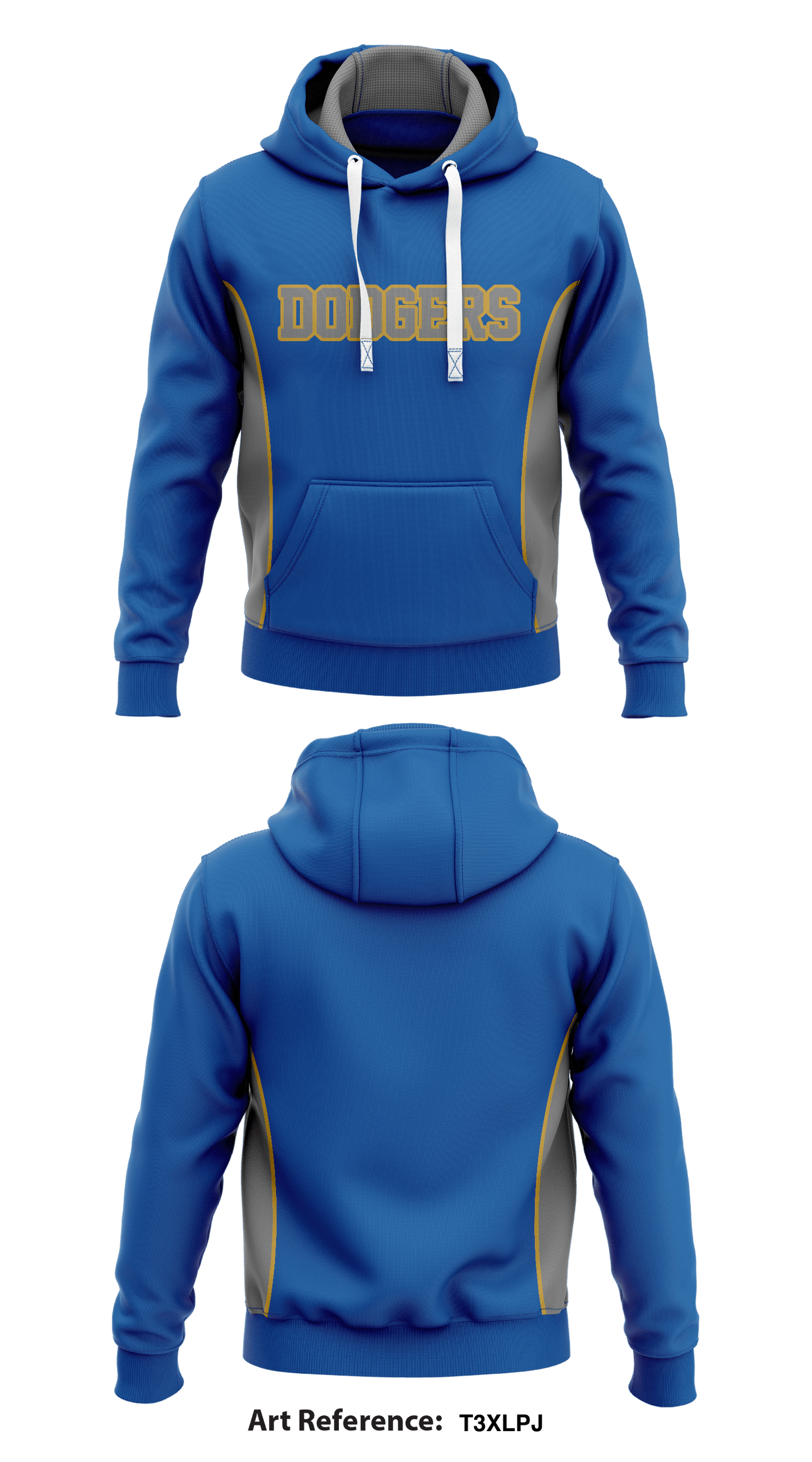 Dodgers Store 1  Core Men's Hooded Performance Sweatshirt - T3xLPj
