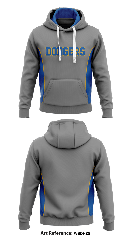 Dodgers Store 1  Core Men's Hooded Performance Sweatshirt - WSDHZS