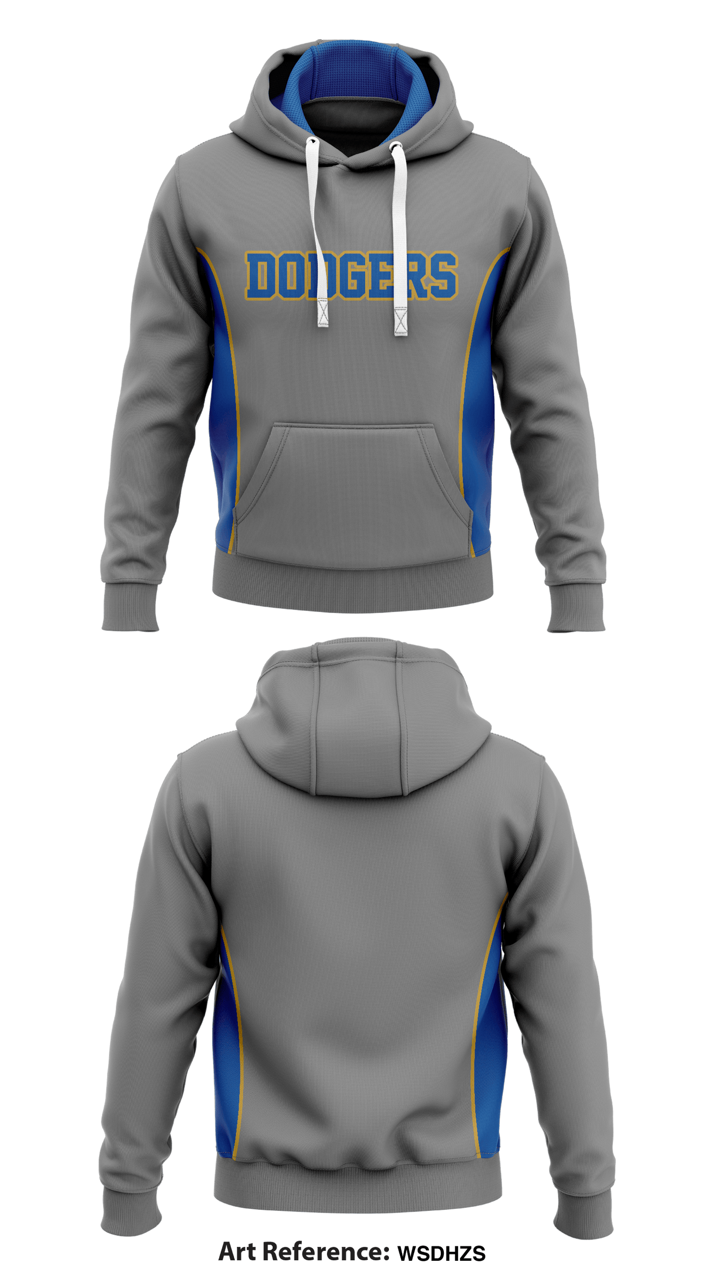 Dodgers Store 1  Core Men's Hooded Performance Sweatshirt - WSDHZS