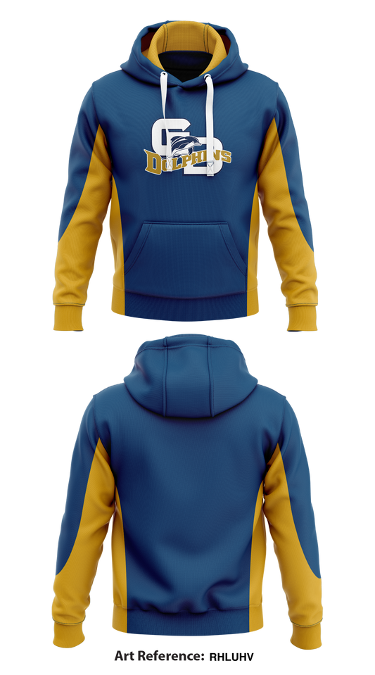 Dolphins Store 2  Core Men's Hooded Performance Sweatshirt - RHLuHV