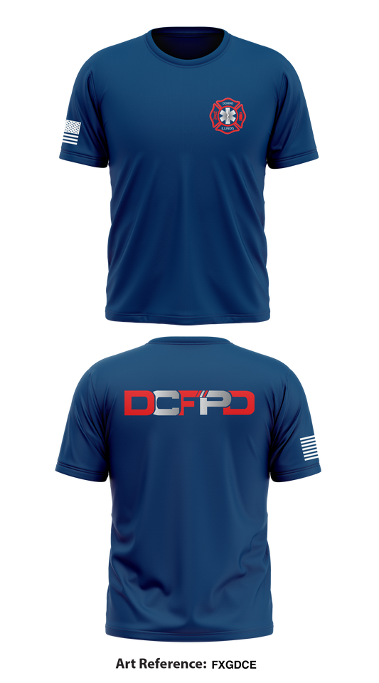 Downs Fire Department Store 1 Core Men's SS Performance Tee - fXGdcE