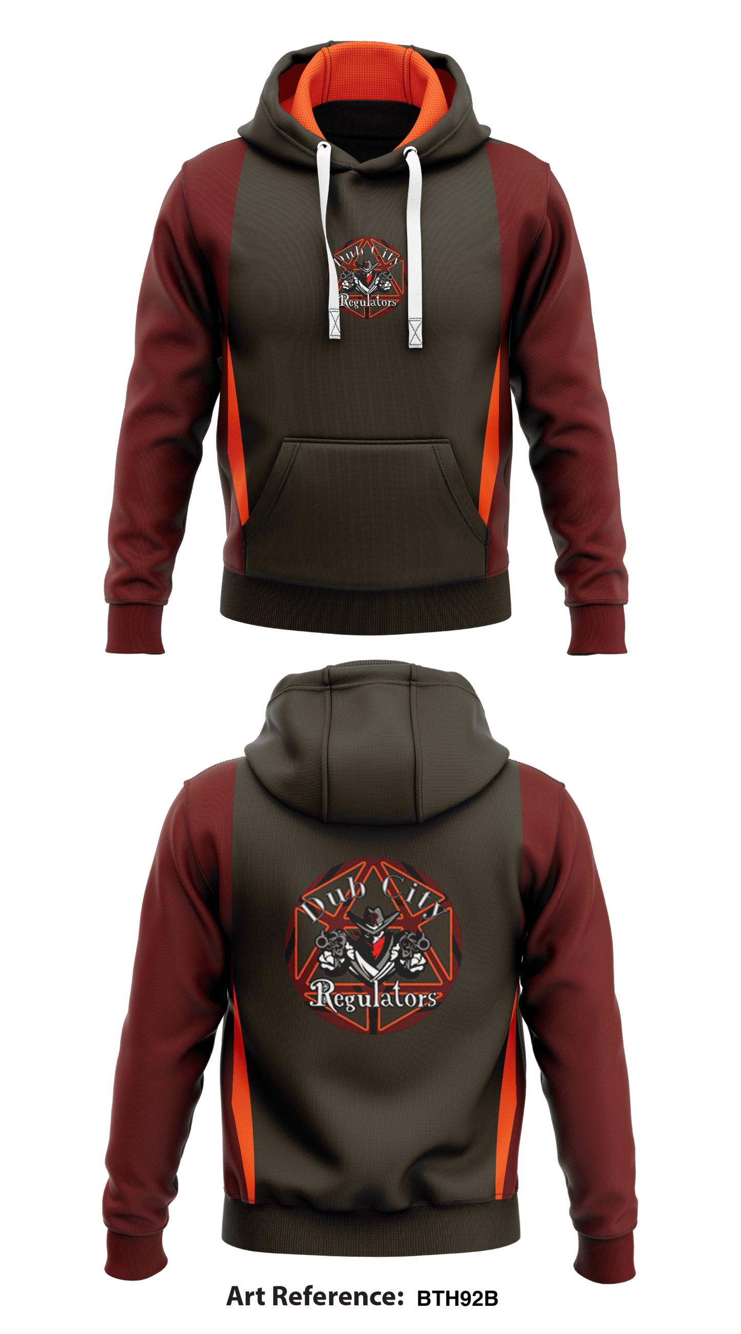 Dub City Regulators Store 1  Core Men's Hooded Performance Sweatshirt - btH92b