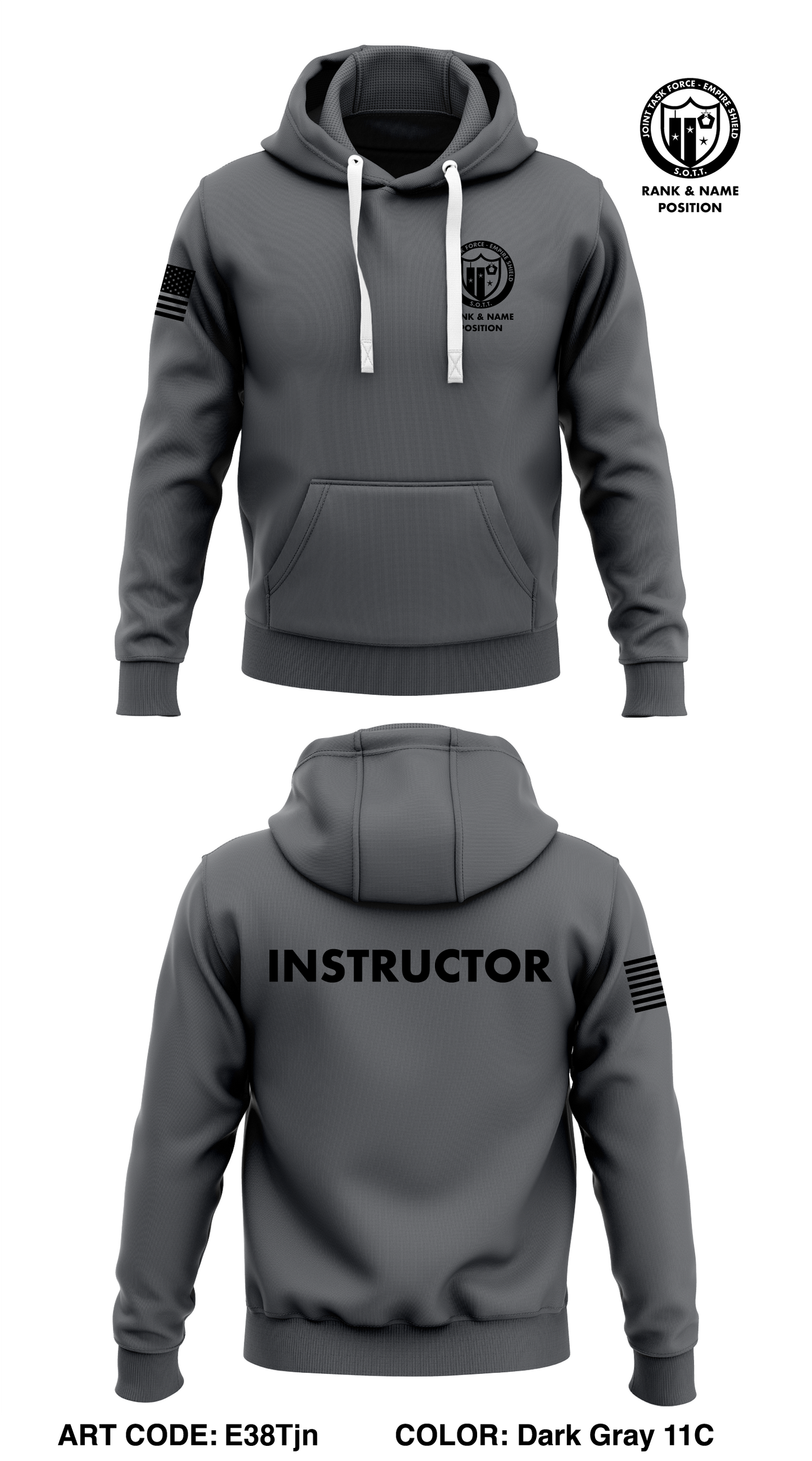 JTF-ES  Core Men's Hooded Performance Sweatshirt - E38Tjn