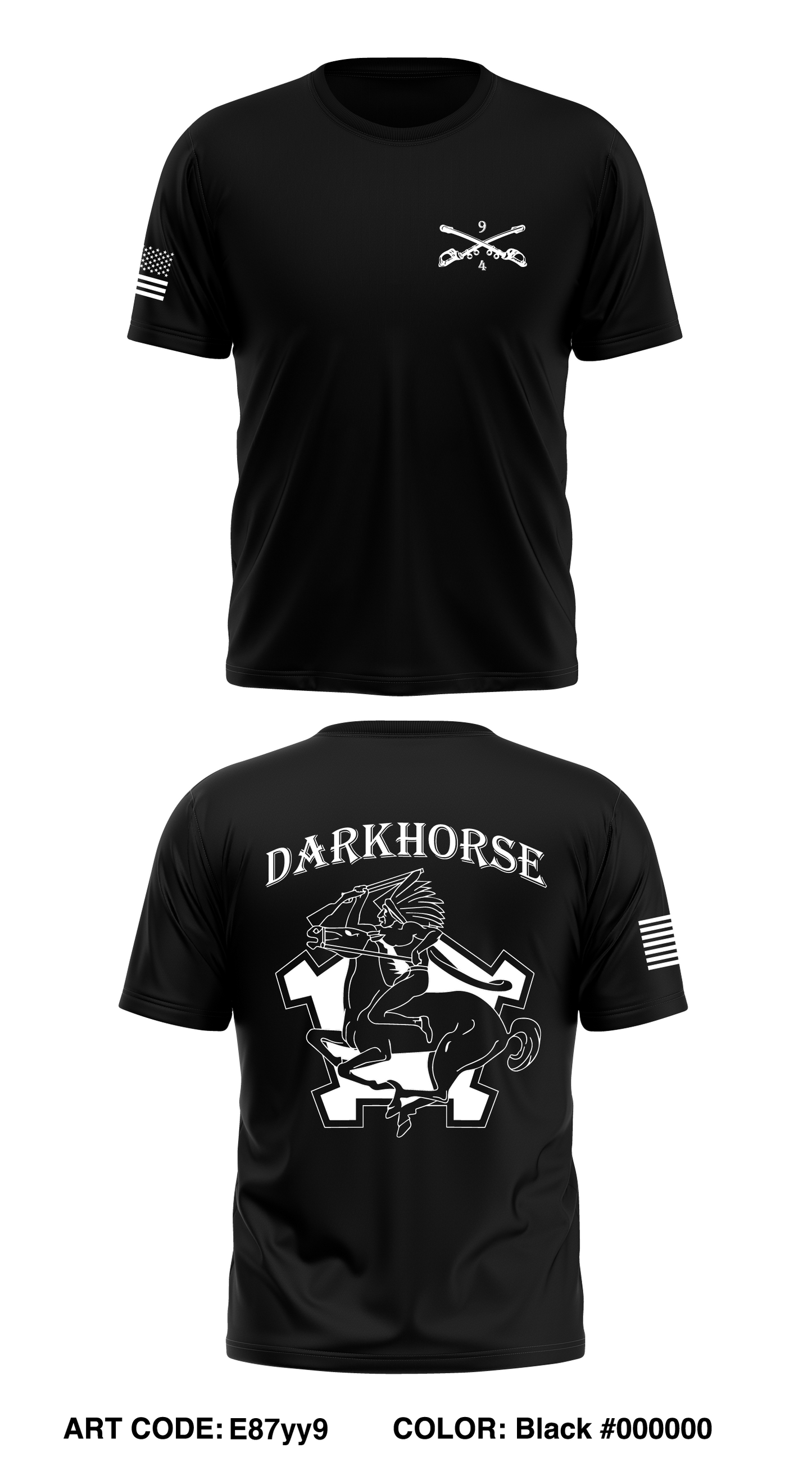 Darkhorse 4-9 CAV Core Men's SS Performance Tee - E87yy9