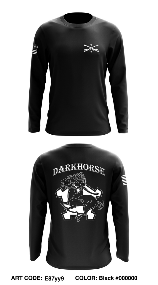 Darkhorse 4-9 CAV Core Men's LS Performance Tee - E87yy9