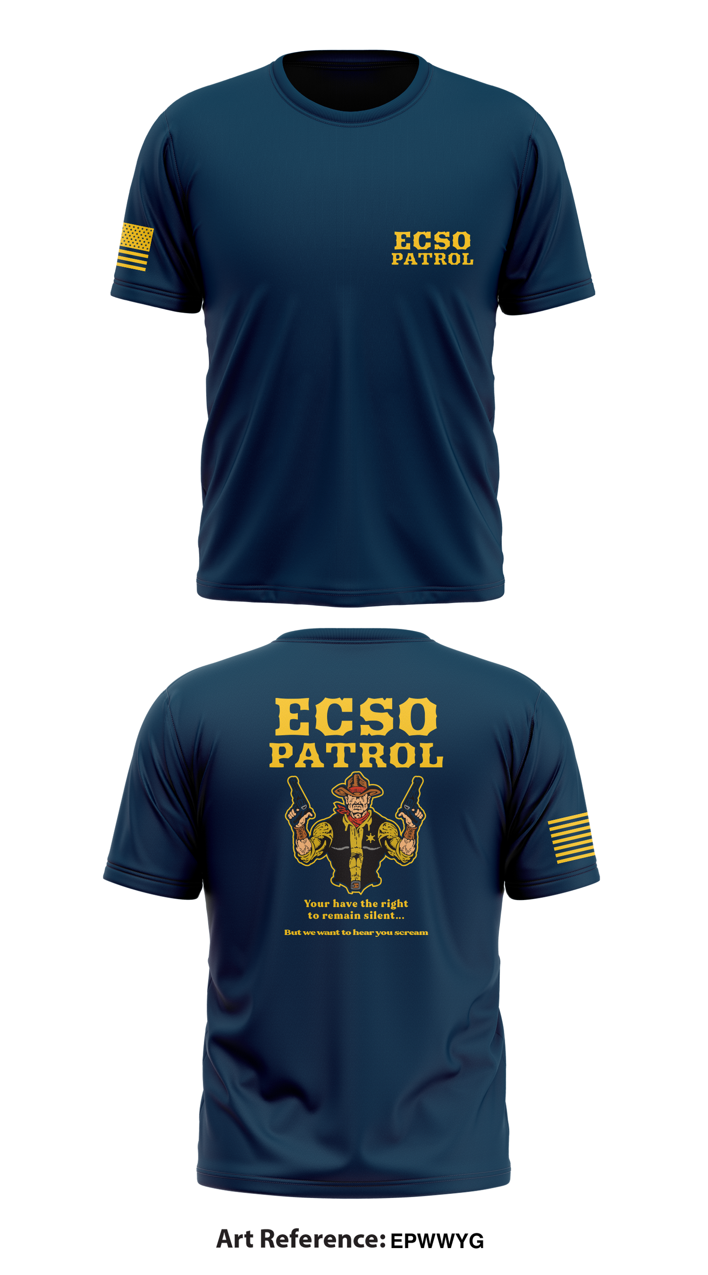 ECSO patrol Store 1 Core Men's SS Performance Tee - EPWWYg