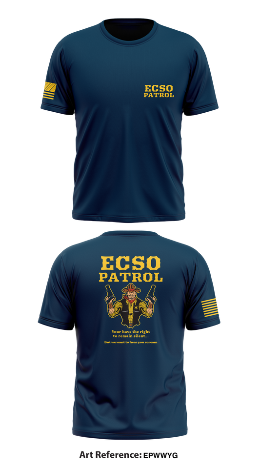 ECSO patrol Store 1 Core Men's SS Performance Tee - EPWWYg