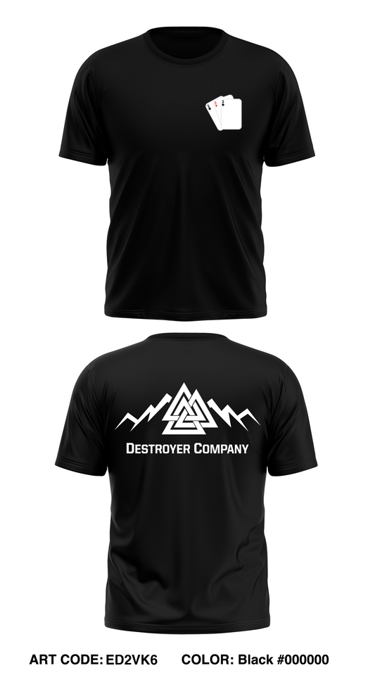 D Co 2-22 Core Men's SS Performance Tee - ED2VK6