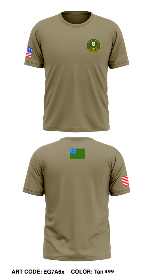 Vermont ARNG G4 Core Men's SS Performance Tee - EG7A6x