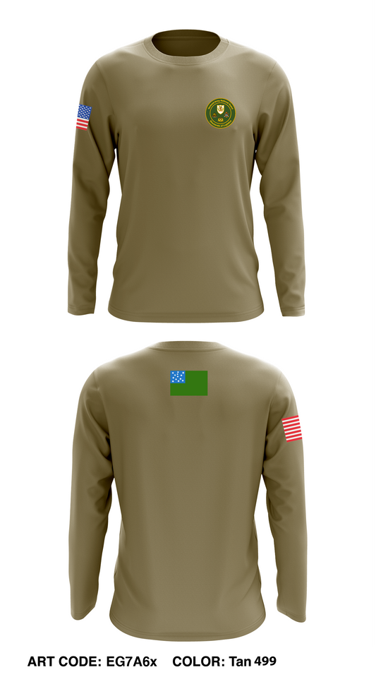 Vermont ARNG G4 Core Men's LS Performance Tee - EG7A6x