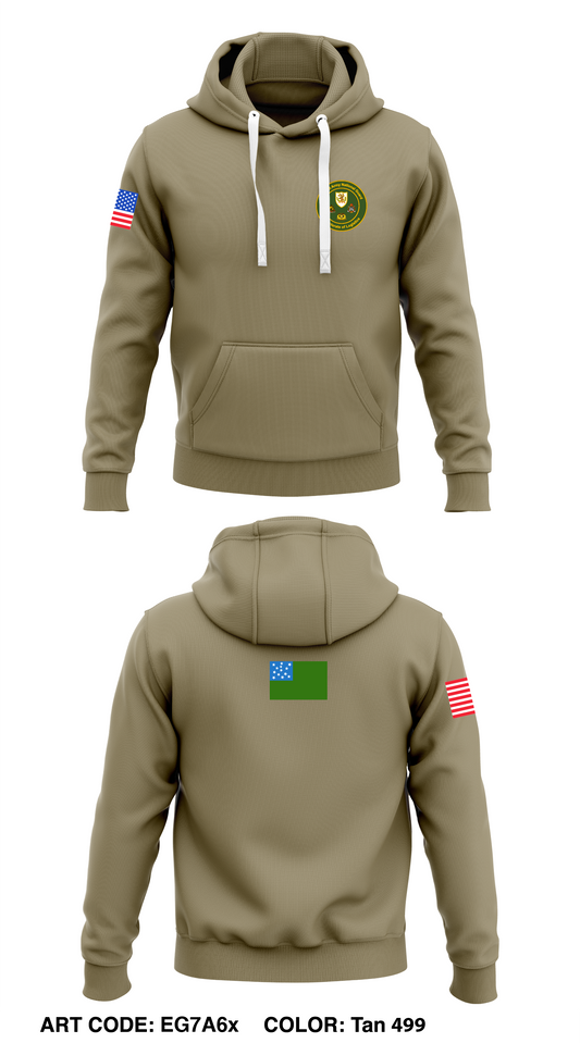 Vermont ARNG G4  Core Men's Hooded Performance Sweatshirt - EG7A6x