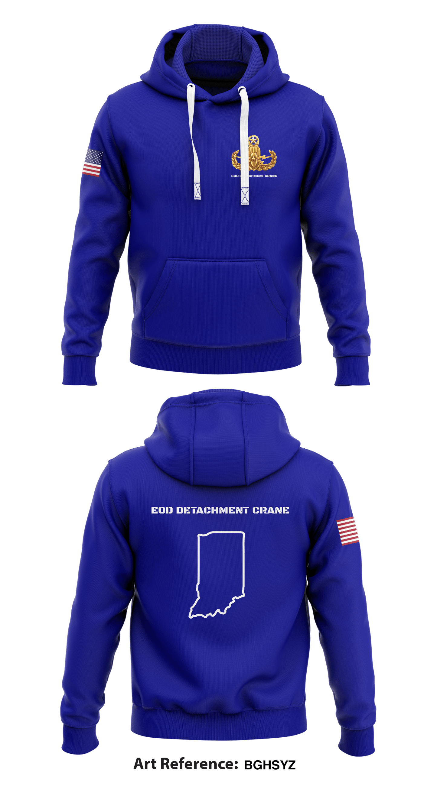 EOD Detachment Crane Store 1 Core Men's Hooded Performance Sweatshirt - bGhSyZ