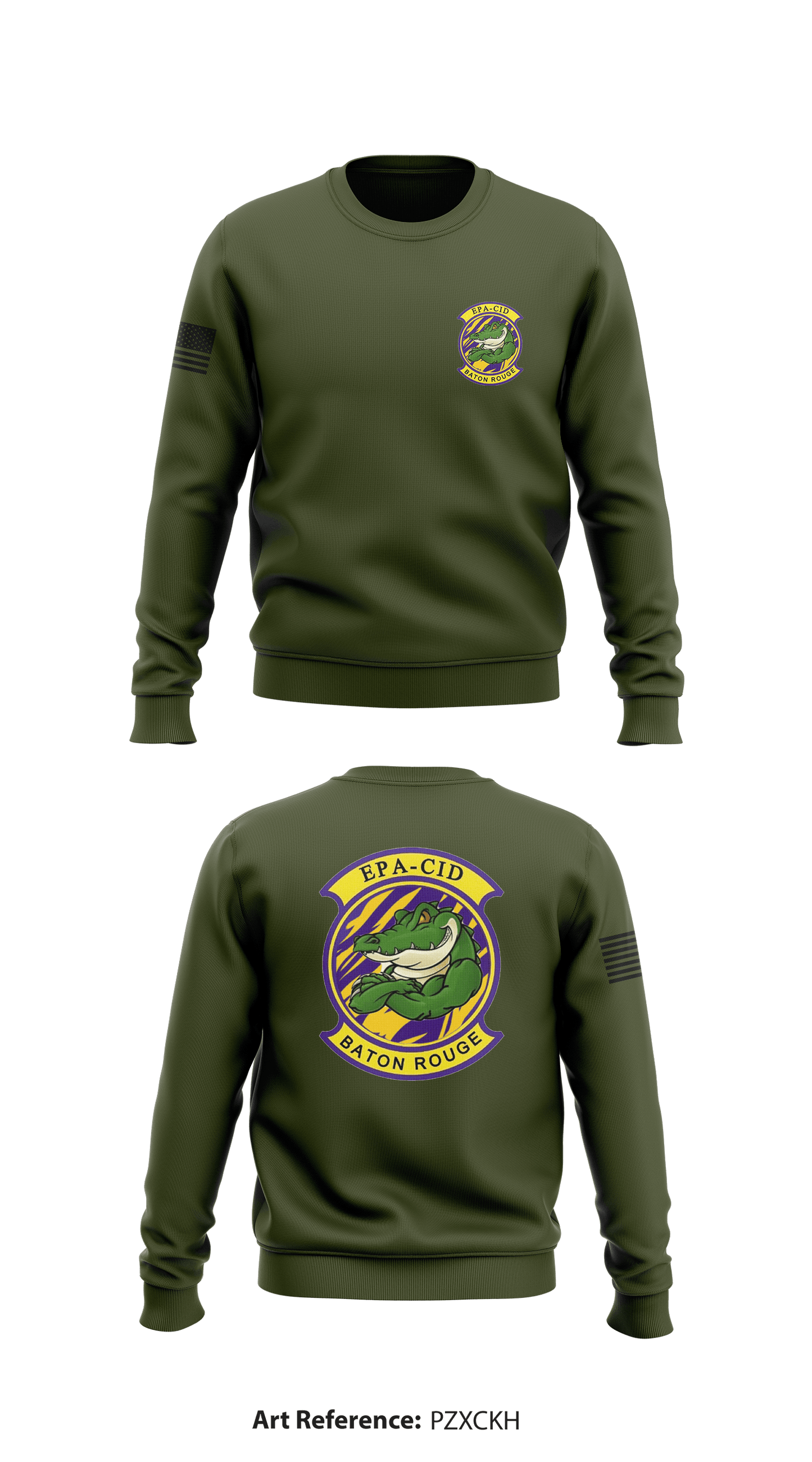 EPA-CID BATON ROUGE RESIDENT OFFICE Store 1 Core Men's Crewneck Performance Sweatshirt - PzXcKh