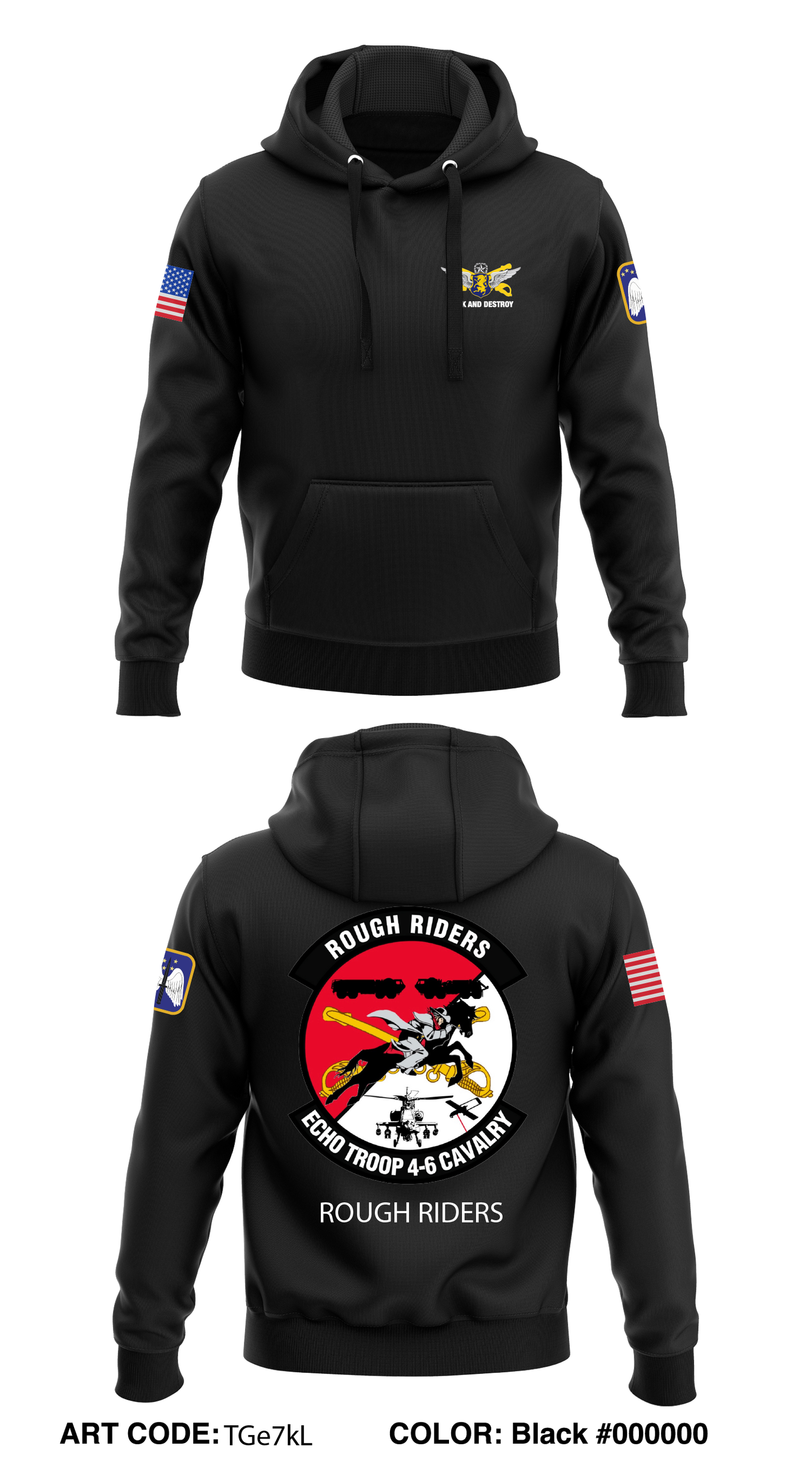 E TROOP 4-6 ACS Store 1  Core Men's Hooded Performance Sweatshirt - TGe7kL