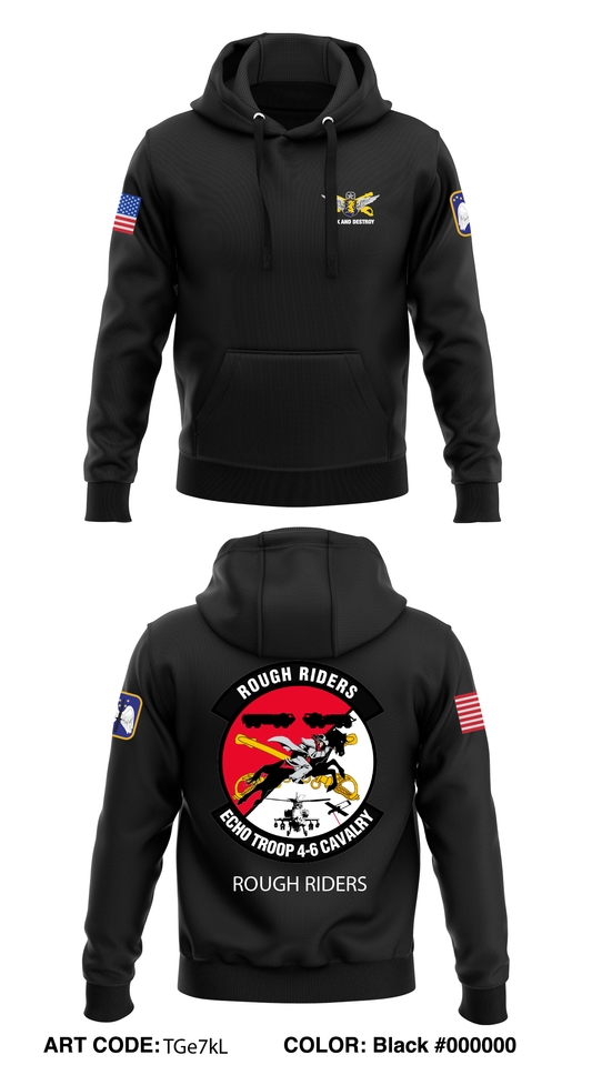 E TROOP 4-6 ACS Store 1  Core Men's Hooded Performance Sweatshirt - TGe7kL