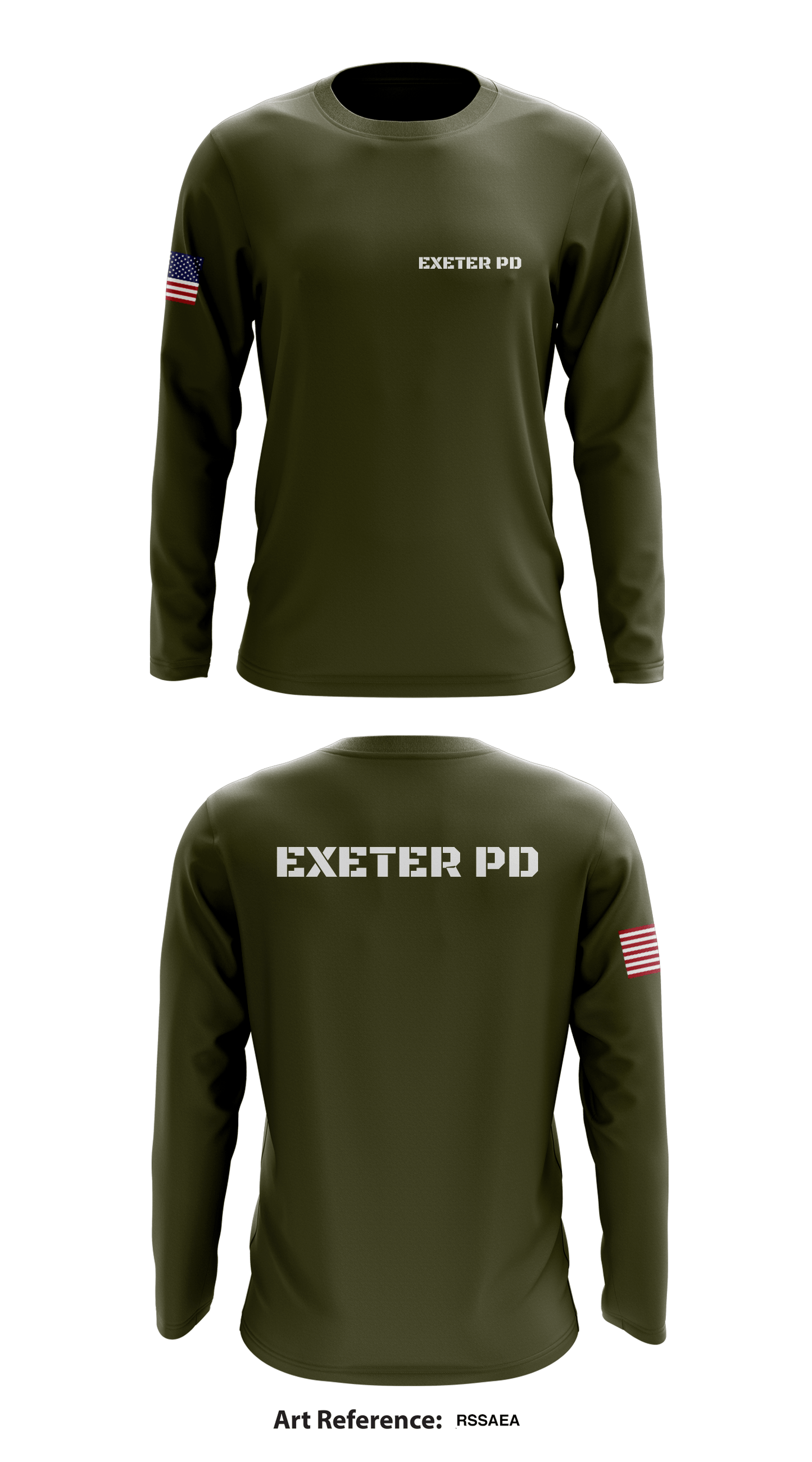 EXETER PD Store 1 Core Men's LS Performance Tee - rSSAEa