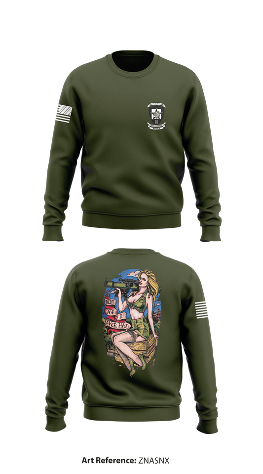 Echo Co. Weapons Plt. Assault  Store 1 Core Men's Crewneck Performance Sweatshirt - ZnaSNx