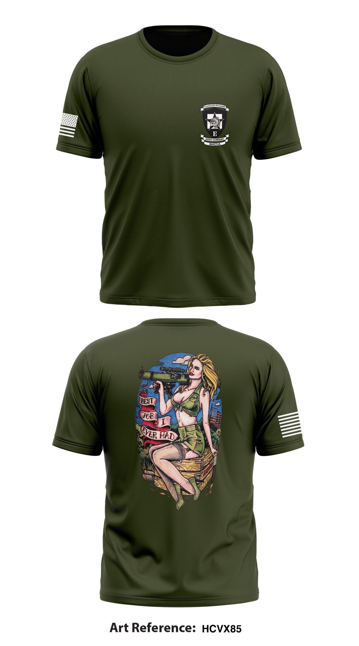 Echo Co. Weapons Plt. Assault  Store 1 Core Men's SS Performance Tee - HCVX85