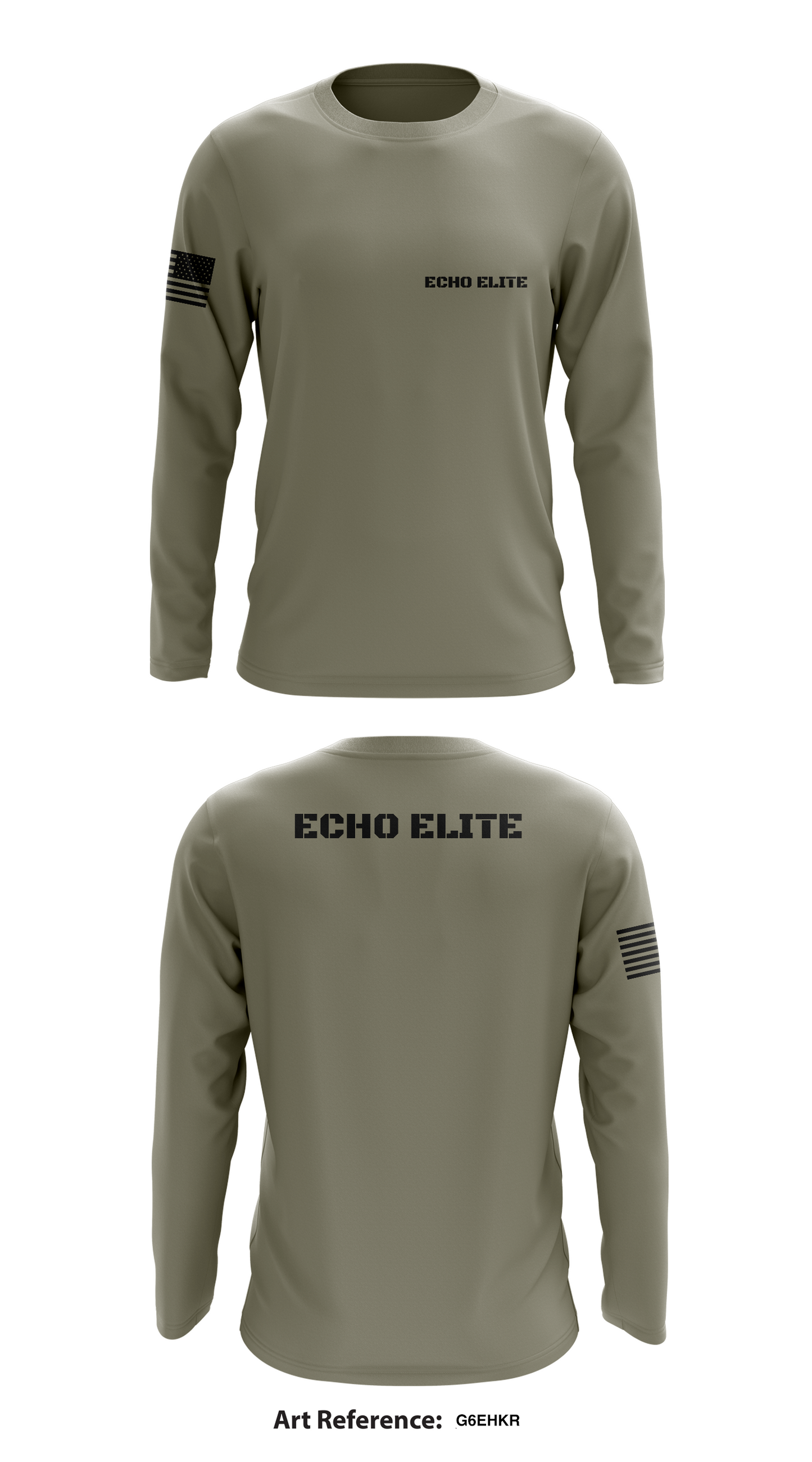 Echo Elite Store 1 Core Men's LS Performance Tee - G6eHkr