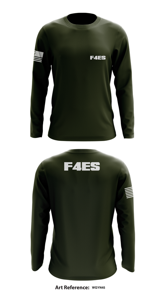 F4ES Store 1 Core Men's LS Performance Tee - WgYn45