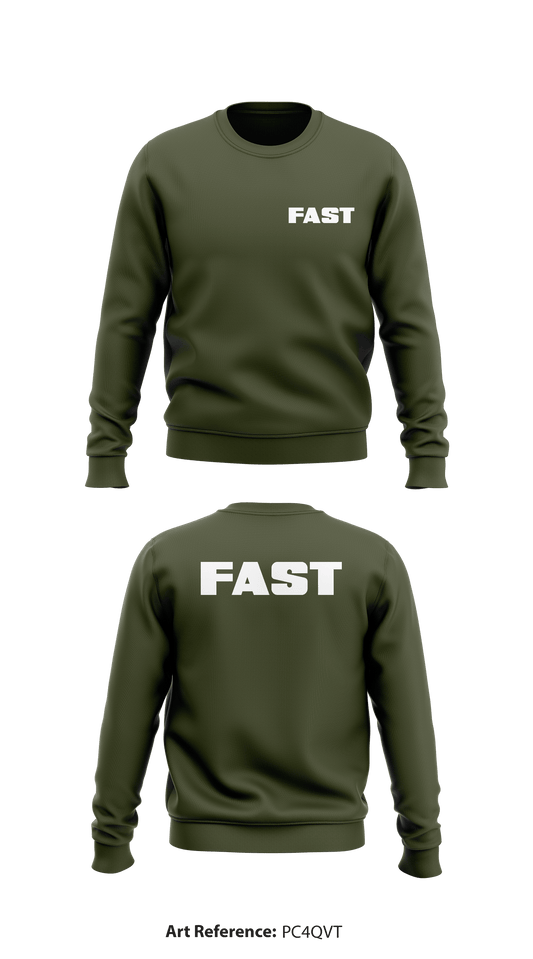 FAST Store 1 Core Men's Crewneck Performance Sweatshirt - pC4qvT