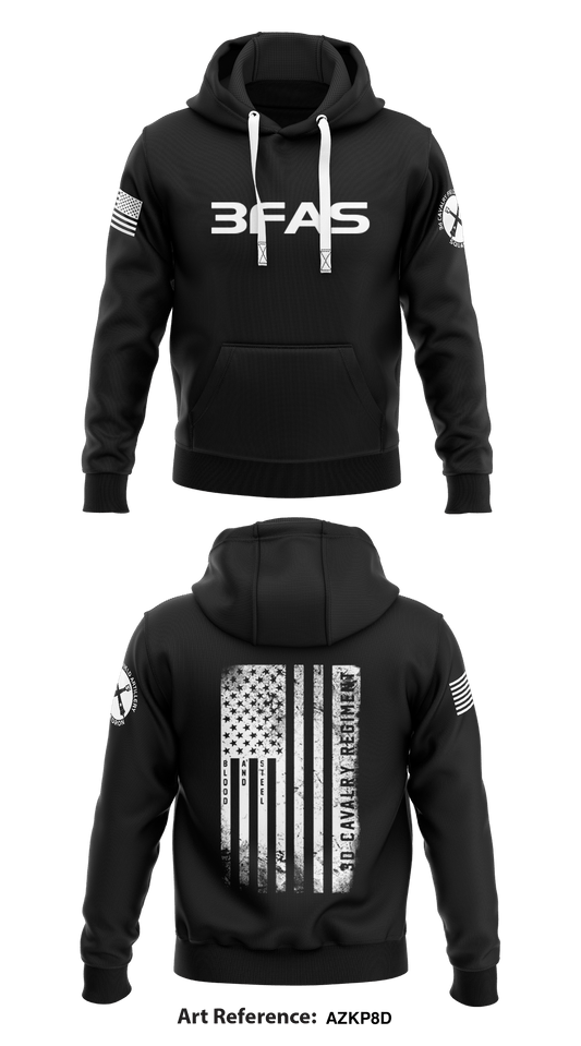 FAS, 3d CR  Core Men's Hooded Performance Sweatshirt - Azkp8D