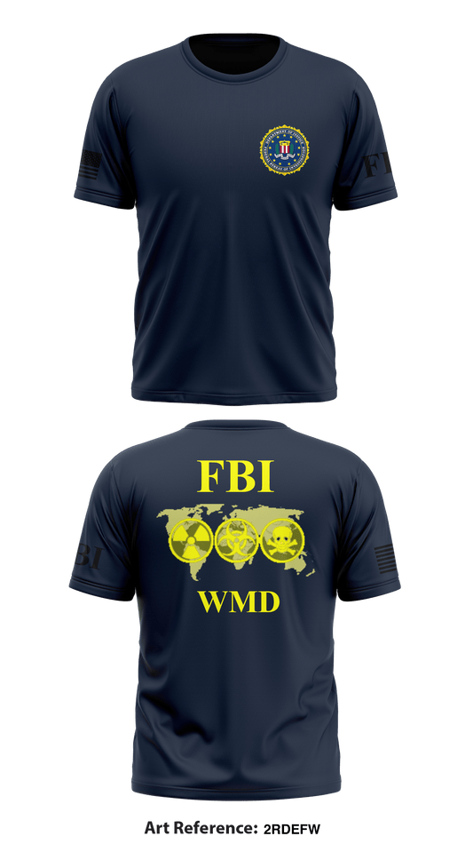 FBI Store 1 Core Men's SS Performance Tee - 2rDEfW