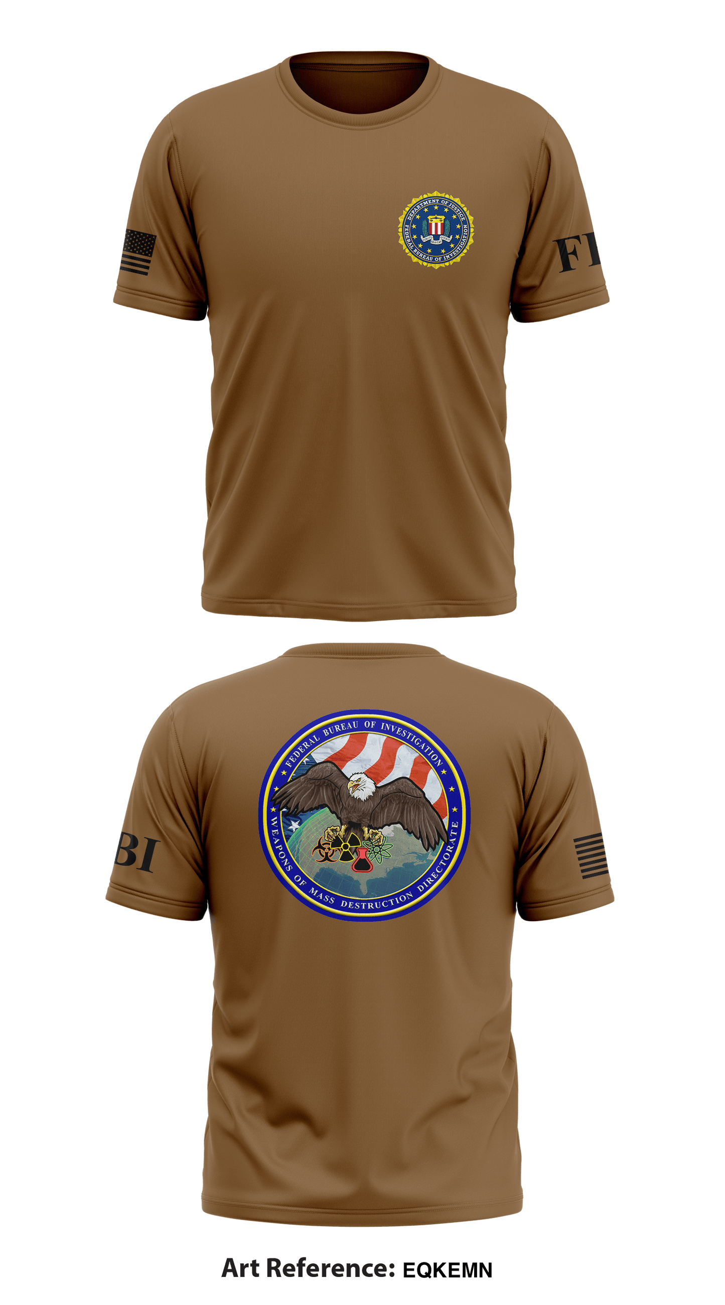 FBI Store 1 Core Men's SS Performance Tee - eQkeMN