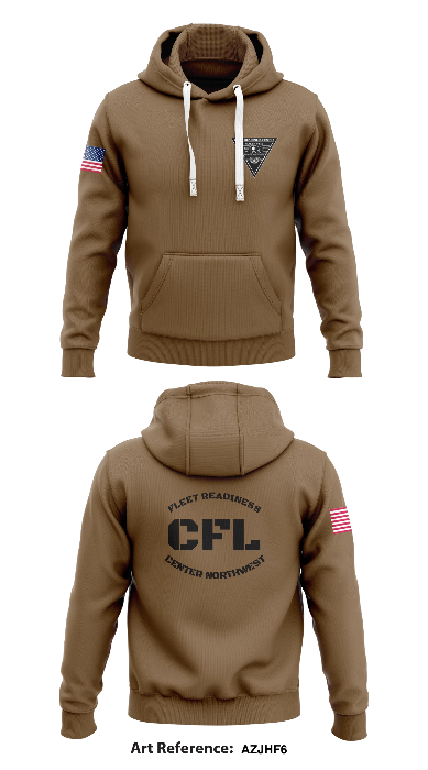 FRCNW Core Men's Hooded Performance Sweatshirt - AzJhf6