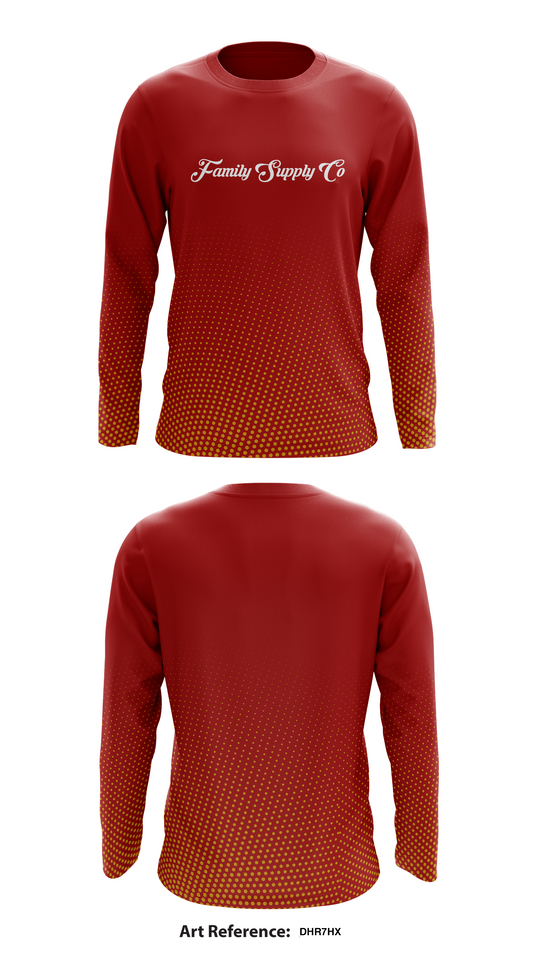 Family Supply Co Store 1  Core Men's LS Performance Tee - DHr7hX
