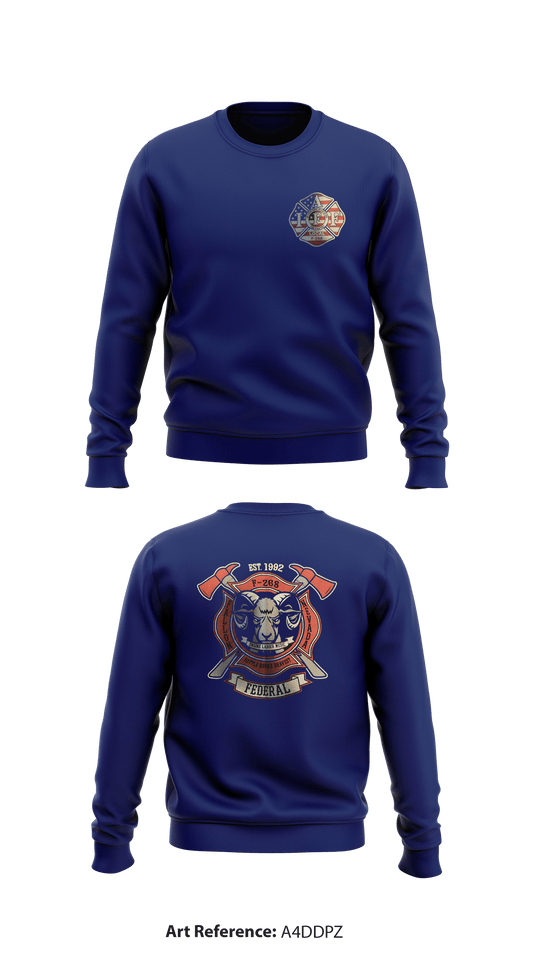 Federal Fire Department NAS Fallon Store 1 Core Men's Crewneck Performance Sweatshirt - a4ddPz