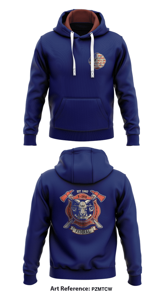 Federal Fire Department NAS Fallon Store 1  Core Men's Hooded Performance Sweatshirt - pZMtcW