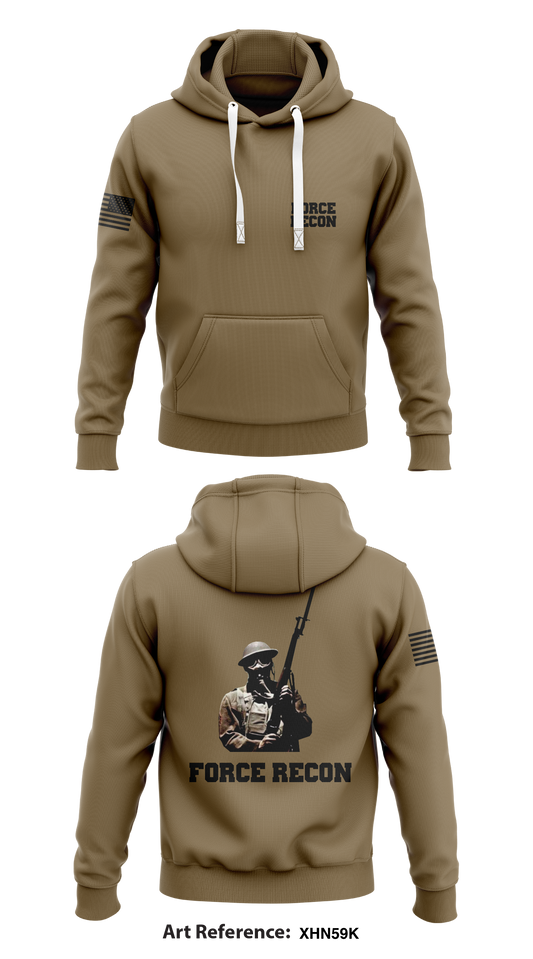 Force Recon Store 1  Core Men's Hooded Performance Sweatshirt - xhN59k